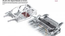 Audi A3 III Sportback e-tron (2013) - szkice - schematy - inne ujęcie