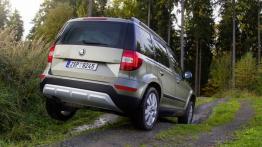 Skoda Yeti Facelifting (2014) - widok z tyłu