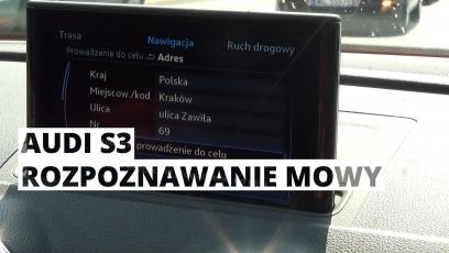 Audi S3 Limousine - system rozpoznawania mowy