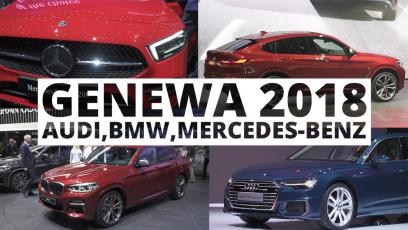 Genewa 2018 - Audi, BMW, Mercedes-Benz