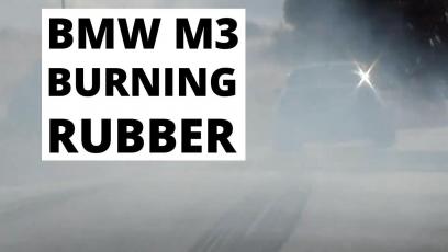 BMW M3 - palenie gumy!