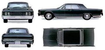 Szkic techniczny Lincoln Continental III