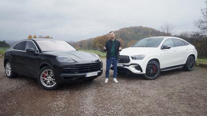 Cayenne S Coupe vs. GLE Coupe 53 – kierunek ten sam, ale szkoła inna