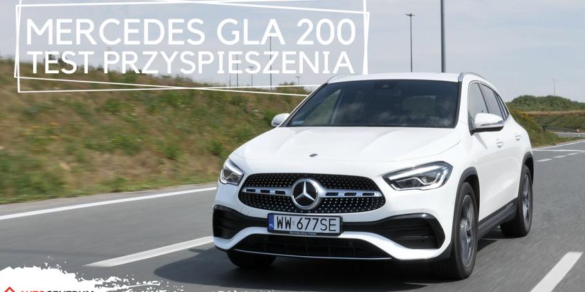 Mercedes-Benz GLA 200 1.3 163 KM (AT) - przyspieszenie 0-100 km/h