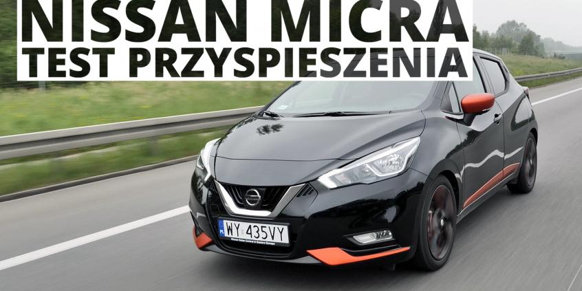 Nissan Micra 1.0 DIG-T 117 KM (MT) - przyspieszenie 0-100 km/h