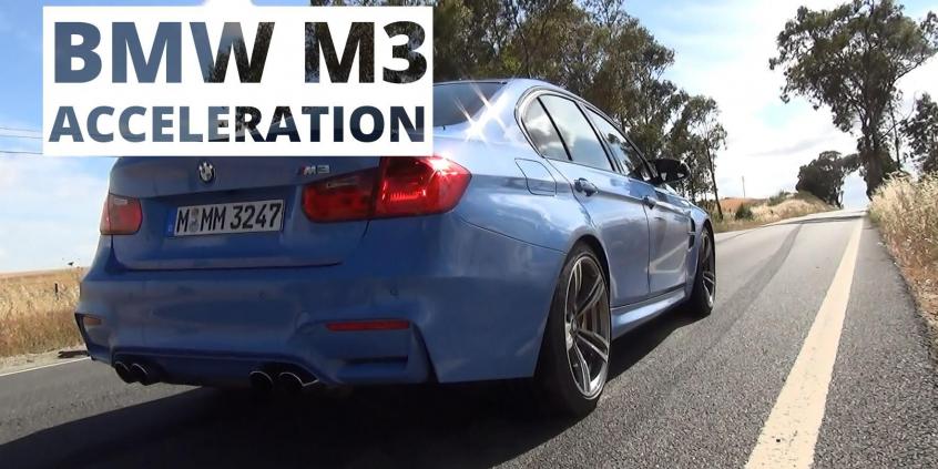BMW M3 3.0 R6 431 KM (Unofficial) - acceleration 0-100 km/h