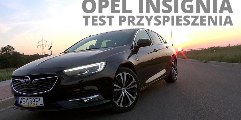 Opel Insignia 2.0 CDTI 170 KM (MT) - przyspieszenie 0-100 km/h