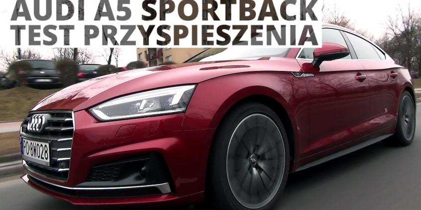 Audi A5 Sportback 2.0 TDI 190 KM (AT) - przyspieszenie 0-100 km/h