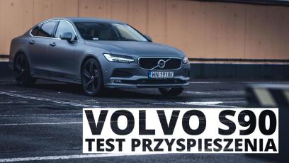 Volvo S90 2.0 D4 190 KM (AT) - przyspieszenie 0-100 km/h