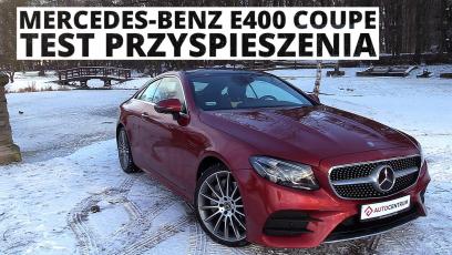 Mercedes-Benz E400 Coupe 3.0 V6 333 KM (AT) - przyspieszenie 0-100 km/h