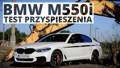 BMW M550i 4.4 V8 462 KM (AT) - przyspieszenie 0-100 km/h