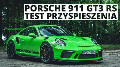 Porsche 911 GT3 RS 4.0 520 KM (AT) - przyspieszenie 0-100 km/h