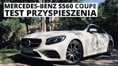 Mercedes-Benz S560 Coupe 4.0 V8 469 KM (AT) - przyspieszenie 0-100 km/h