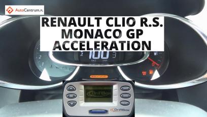 Renault Clio R.S. Monaco GP 1.6 Turbo 200 KM - acceleration 0-100 km/h