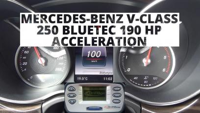 Mercedes-Benz V 250 BlueTEC 190 KM - acceleration 0-100 km/h