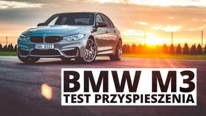 BMW M3 Competition 3.0 450 KM (AT) - przyspieszenie 0-100 km/h