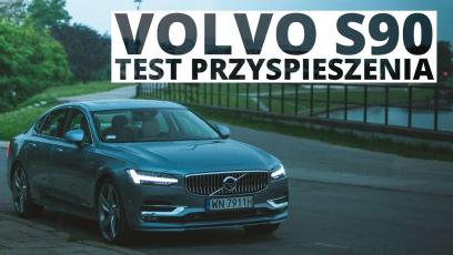 Volvo S90 2.0 T6 320 KM (AT) - przyspieszenie 0-100 km/h