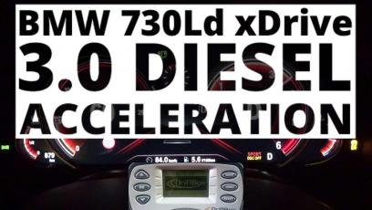 BMW 730Ld 3.0 265 KM (AT) - przyspieszenie 0-100 km/h