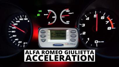 Alfa Romeo Giulietta 1.4 TB 170 KM - acceleration 0-100 km/h
