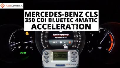 Mercedes-Benz CLS 350 CDI BlueTEC 4MATIC 251 KM - przyspieszenie 0-100 km/
