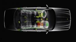 Jaguar XJ L - szkice - schematy - inne ujęcie