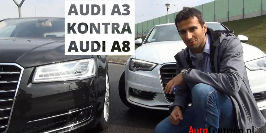 Audi A3 Limousine vs. Audi A8 Lang - test AutoCentrum.pl