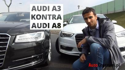 Audi A3 Limousine vs. Audi A8 Lang - test AutoCentrum.pl