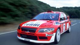 Mitsubishi Lancer Evo WRC - widok z przodu