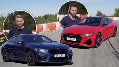Audi RS7 vs BMW M8 GC Competition - upalamy 2 mln zł