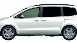 Volkswagen Sharan II (2010) - szkic auta