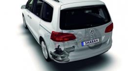 Volkswagen Sharan II (2010) - schemat konstrukcyjny auta