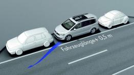 Volkswagen Sharan II (2010) - schemat działania asystenta parkowania