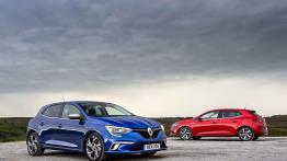 Renault Megane GT TCe 205 & Megane dCi 110 - przód - inne ujęcie
