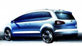 Volkswagen Sharan II (2010) - szkic auta