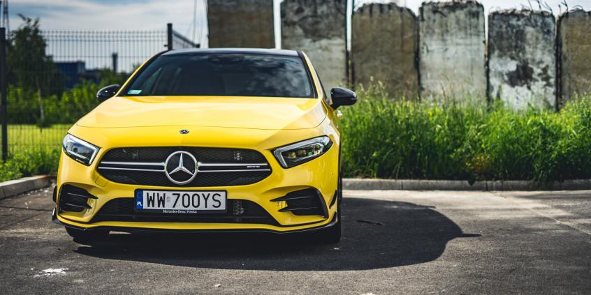 Mercedes-AMG A35. Pasażerowie tego nienawidzą