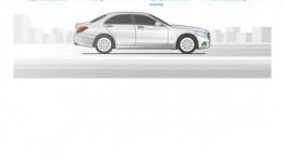 Mercedes klasy C 350 Plug-In Hybrid sedan (W 205) - szkice - schematy - inne ujęcie