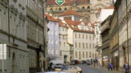 Peugeot 206 - przód - reflektory włączone