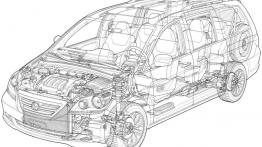 Honda Odyssey Touring 2006 - szkic auta