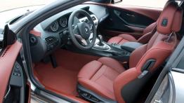 BMW Seria 6 E63 2007 - widok ogólny wnętrza z przodu