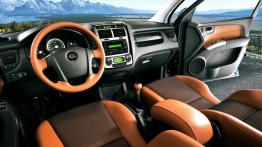 Kia Sportage 2007 - widok ogólny wnętrza z przodu