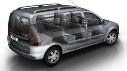 Dacia Logan MCV 2009 - widok ogólny wnętrza