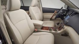 Toyota Highlander 2011 - widok ogólny wnętrza z przodu