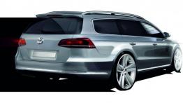 Volkswagen Passat B7 kombi (2011) - szkic auta