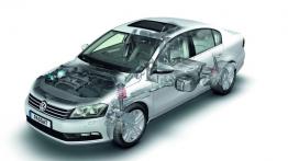 Volkswagen Passat B7 sedan (2011) - schemat konstrukcyjny auta