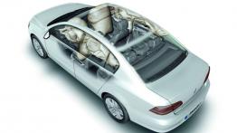 Volkswagen Passat B7 sedan (2011) - schemat konstrukcyjny auta