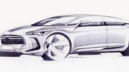 Citroen DS5 - szkic auta