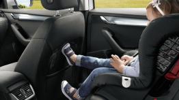 Skoda Octavia III - fotelik dziecięcy z tyłu