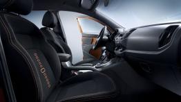 Kia Sportage 2010 - widok ogólny wnętrza z przodu