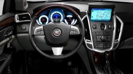 Cadillac SRX 2011 - kokpit, nocne zdjęcie