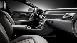 Mercedes CLS 2011 - widok ogólny wnętrza z przodu